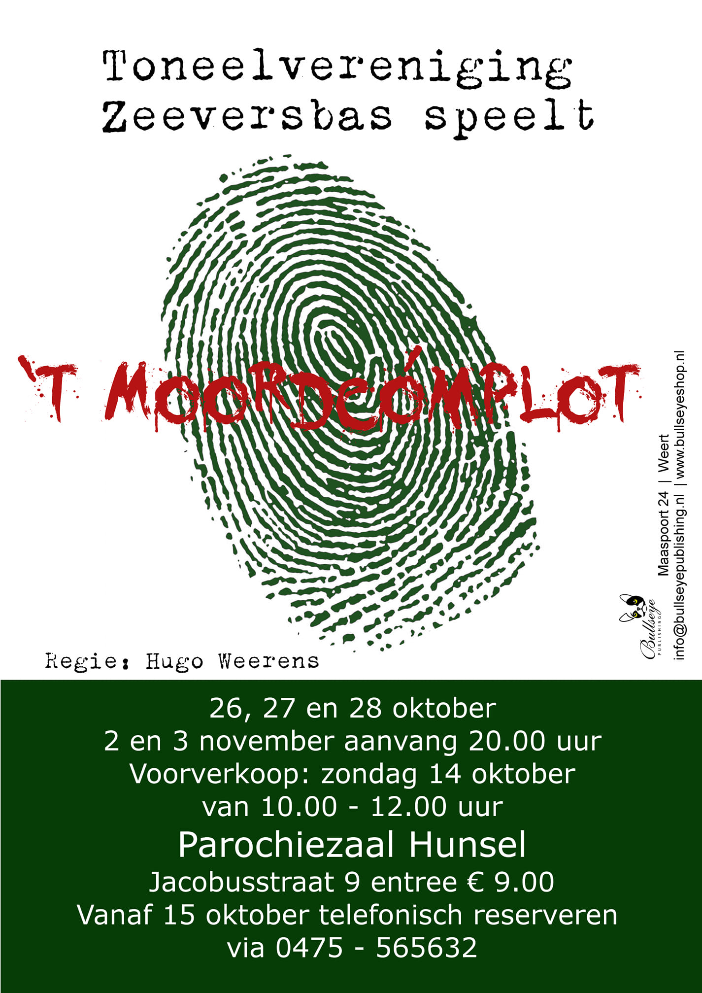 Poster van Voorstellingen